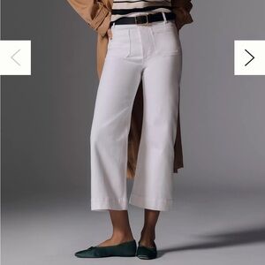 NWOT Maeve Colette cropped wide leg jeans size 26